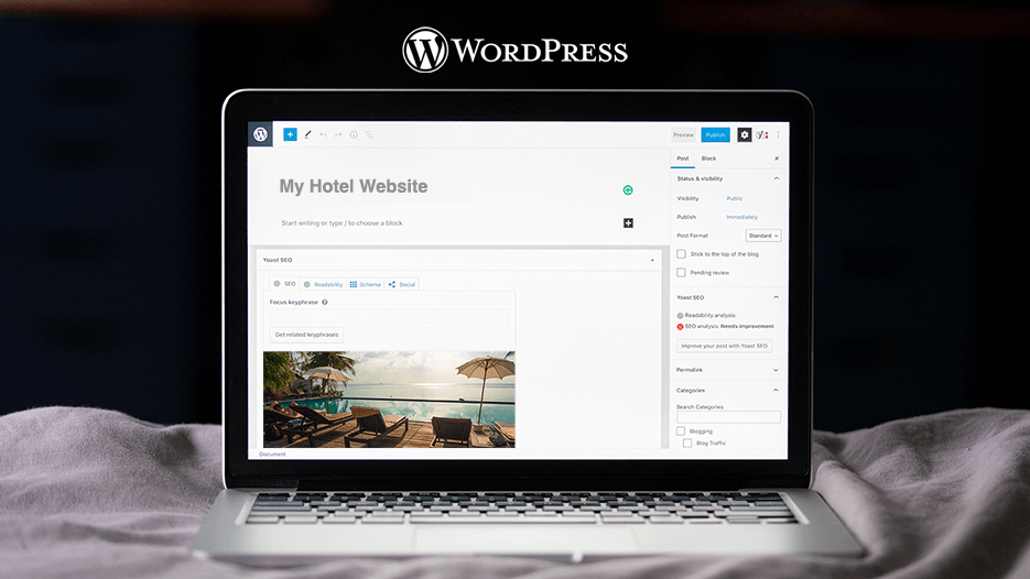 wordpress hotel website