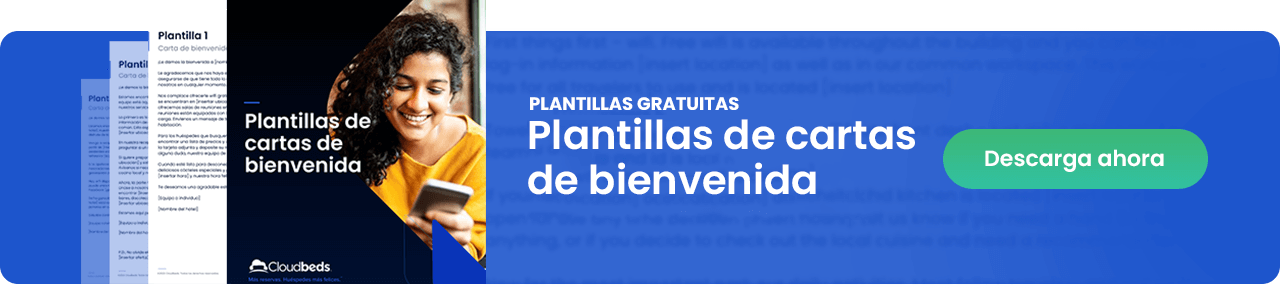 Plantillas de cartas de bienvenida