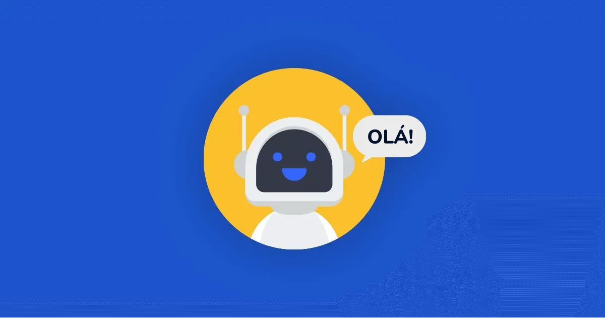 chatbot falando oi